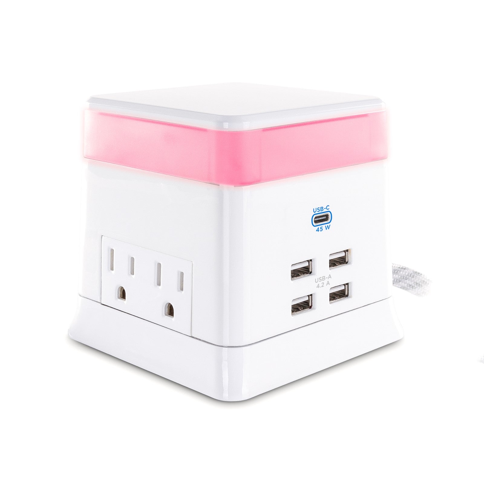 CyberPower Charge & Glow USB & AC Power Station with Surge Protection PS406UC