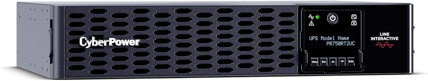 CyberPower Smart App Sinewave UPS 750 Watt 750 VA PR750RT2UC