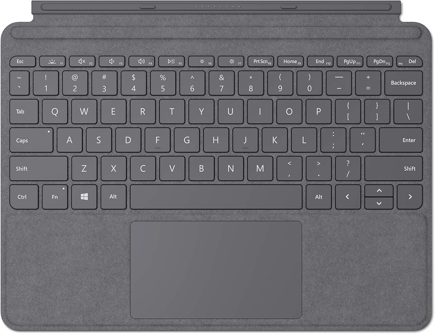 Microsoft Surface Go Signature Type Cover (French) Platinum KCS-00127