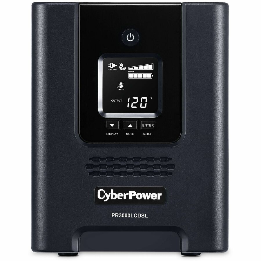CyberPower PR3000LCDSL Smart App 3000 VA / 2700 W Sine Wave Tower LCD UPS
