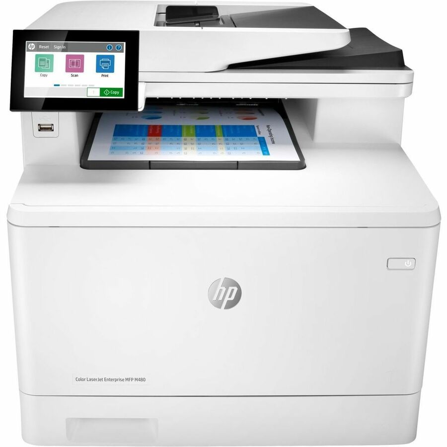 HP LaserJet Enterprise M480f Laser Multifunction Printer Color