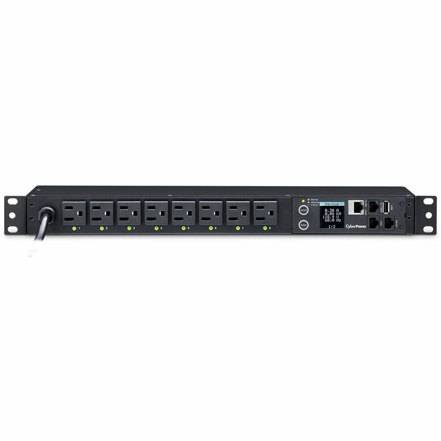 CyberPower PDU81001 15A 8-Outlet Switched Metered-by-Outlet PDU