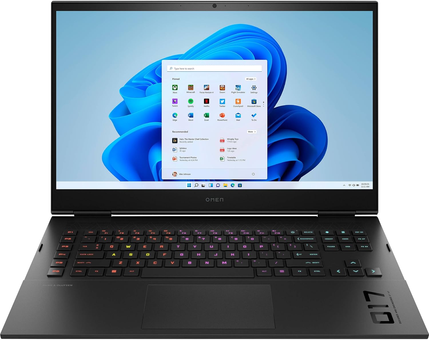 HP OMEN 17-db1500nr 17.3" Gaming Laptop R7 350 16GB 512GB SSD GN22-X2 B6KW3UAABA