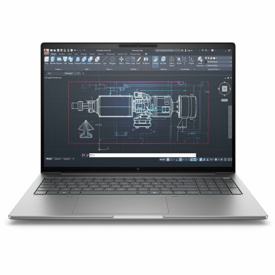 HP ZBook 8 G1i 16" Laptop U7 255H 16GB 512GB SSD W11P BP6Y4UTABA