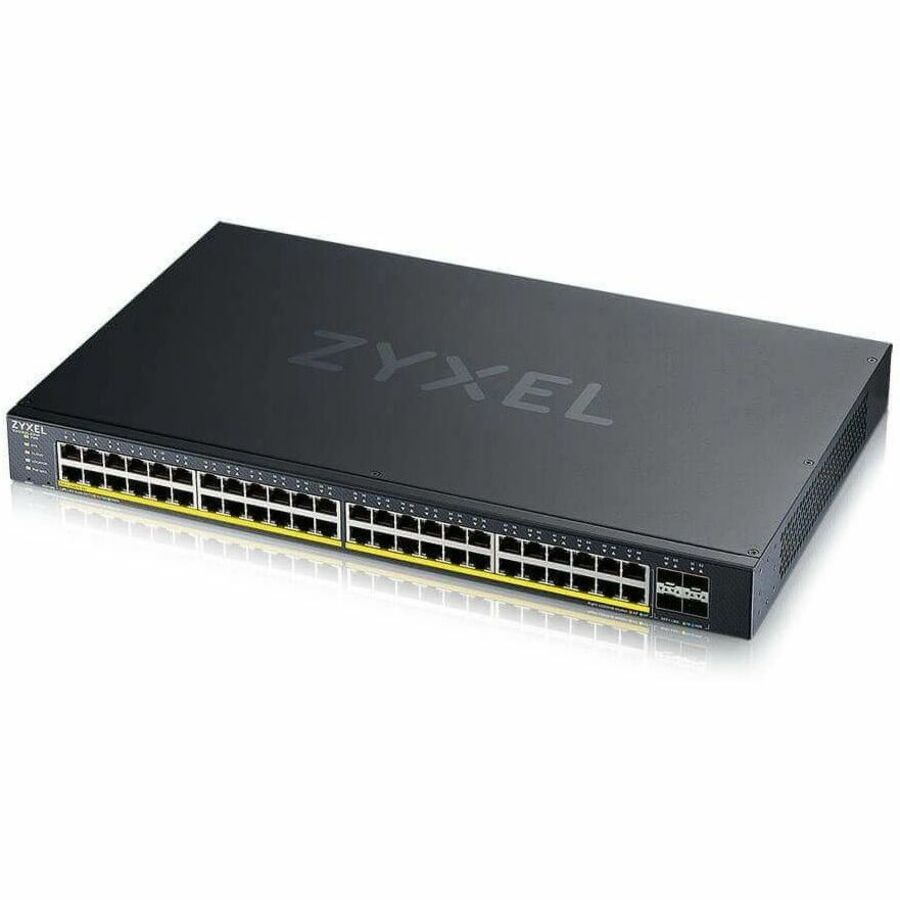 ZYXEL 48-port GbE PoE Lite-L3 Smart Managed Switch with 4 10G Uplink XGS193552HP