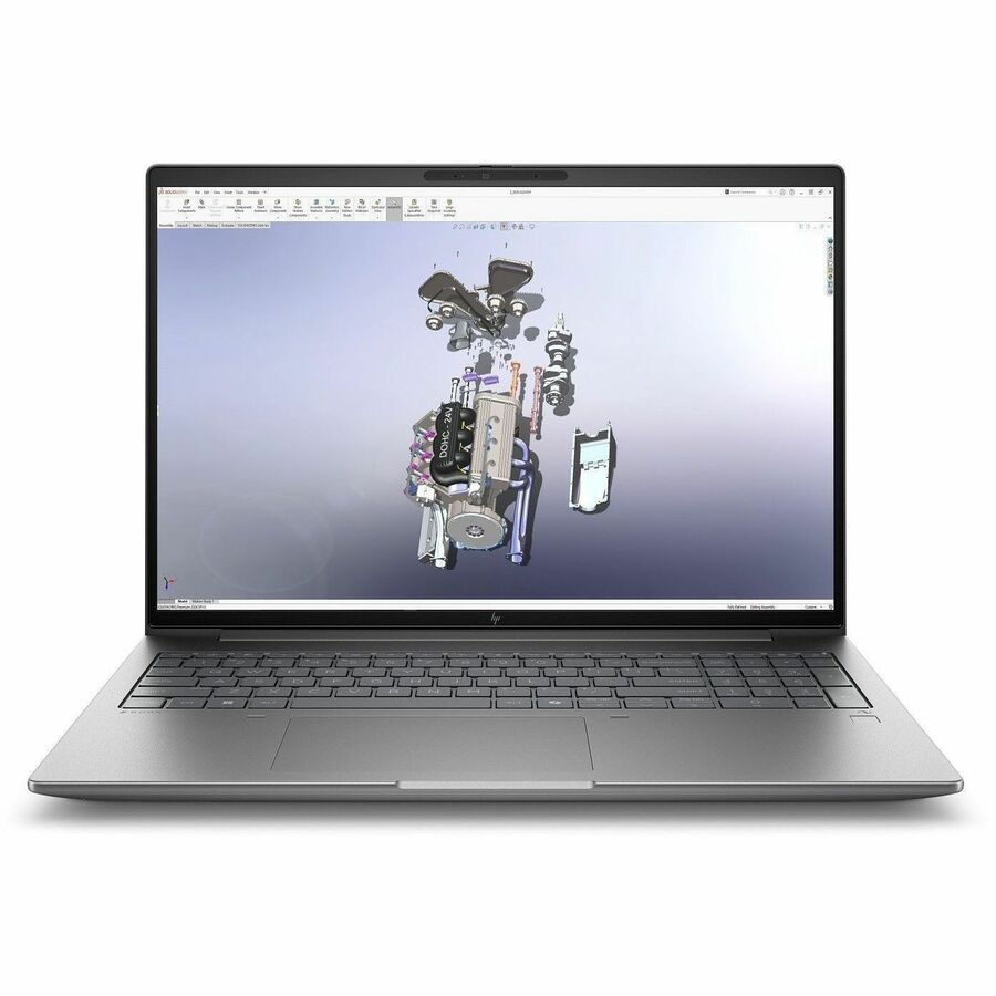 HP ZBook X G1i 16" Mobile Workstation WQUXGA Intel Core Ultra 7 265HX vPro Technology 64 GB 2 TB SSD English Keyboard Meteor Silver C3BE6UTABA