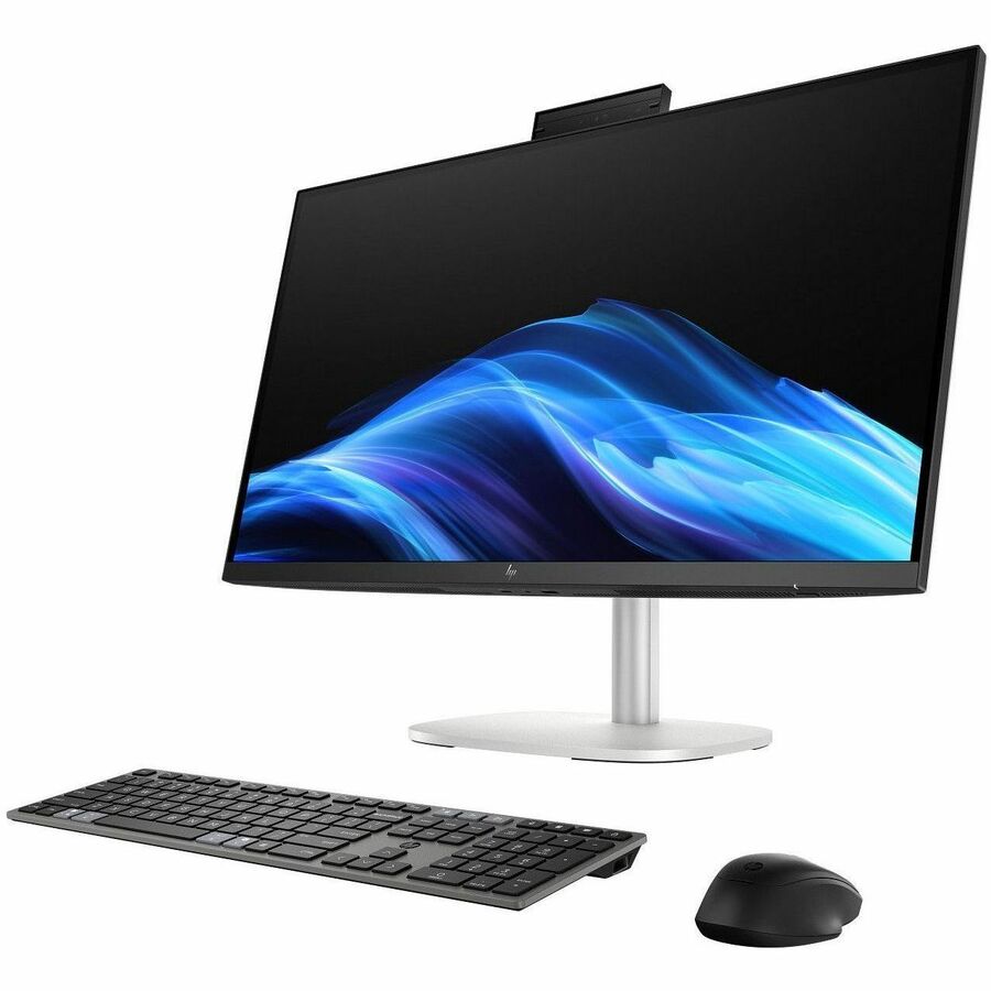 HP EliteStudio 8 AiO G1i All-in-One Computer Intel Core Ultra 5 235 vPro Technology 16 GB 512 GB SSD 27" QHD Touchscreen Desktop Pike Silver