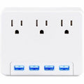 CyberPower P3WU 3-Outlet, 4-USB Wall Tap Professional Surge Protector