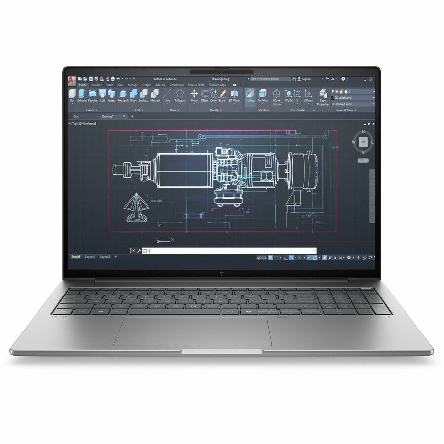 HP ZBook 8 G1i 16" Mobile Workstation Intel Core Ultra 7 2nd Gen 255H 32 GB 1 TB SSD English Keyboard