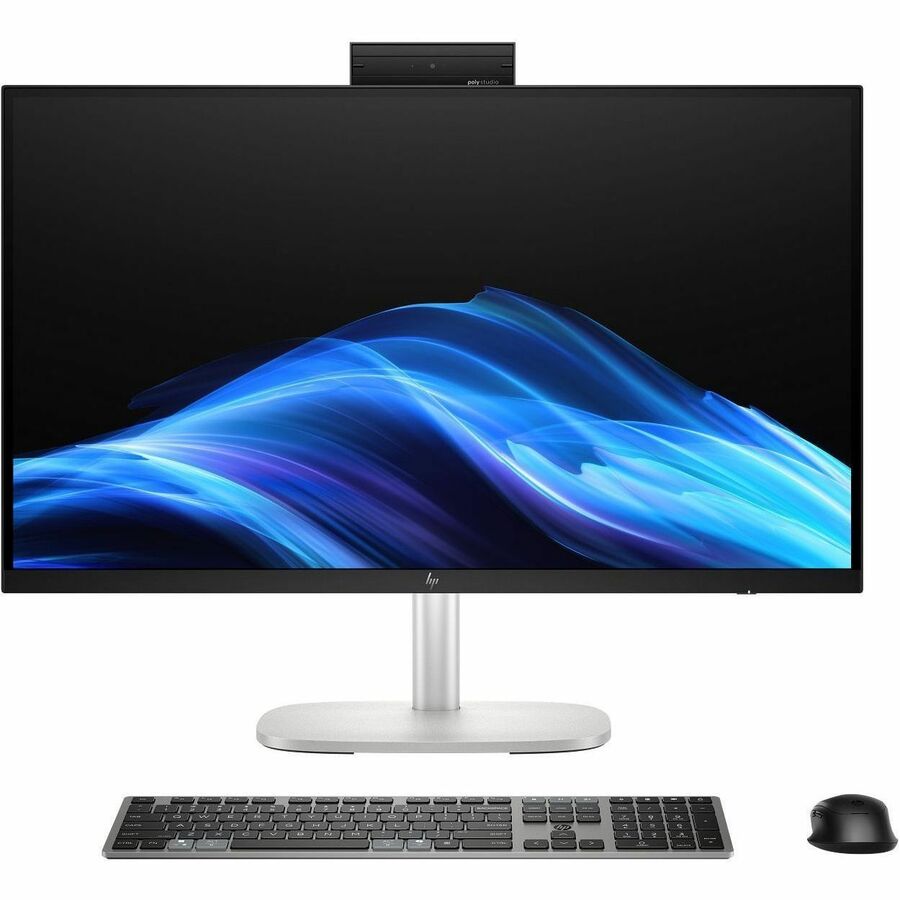 HP EliteStudio 8 AiO G1i All-in-One Computer Intel Core Ultra 5 235 vPro Technology 32 GB 512 GB SSD 27" QHD Touchscreen Desktop Pike Silver