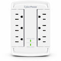 CyberPower CSB6WS Essential 6 Outlet Surge Protector with 1800 J Surge Suppression