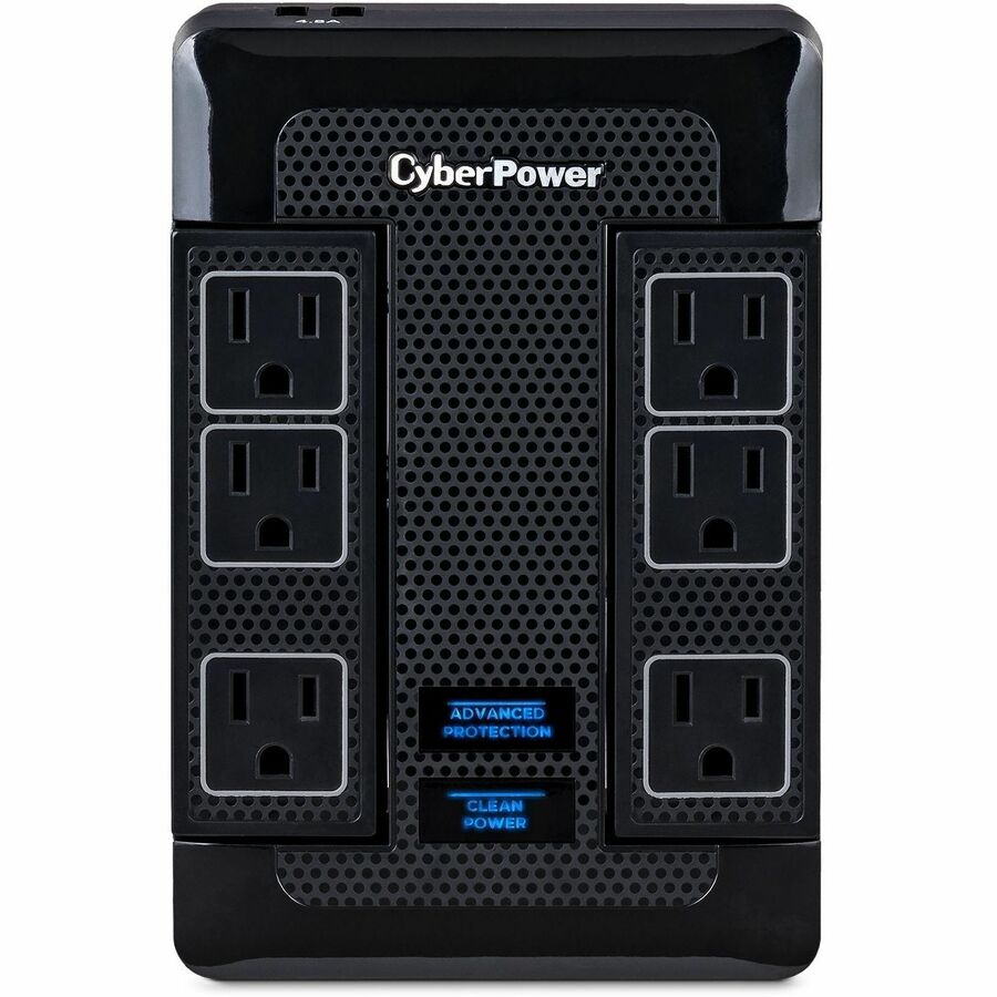 CyberPower HT600WSU2A Premier Home Theater 6 Outlet Surge with 1680 J