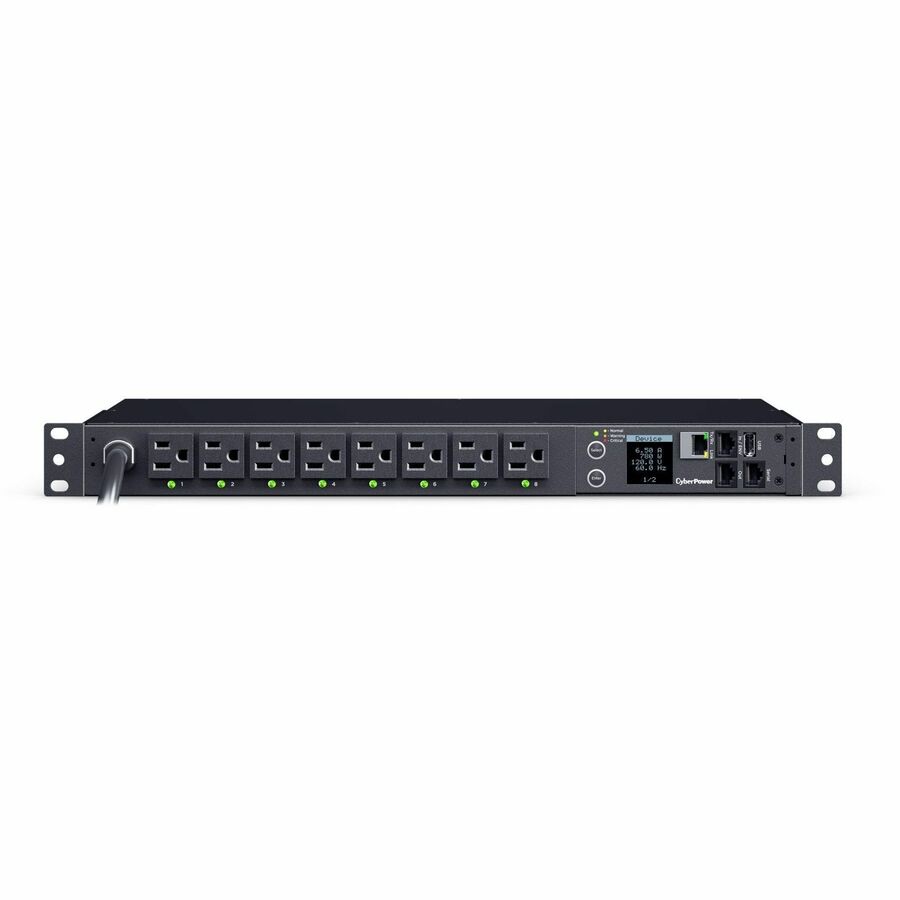 CyberPower PDU41021 Single Phase 100 120 VAC 15A Switched PDU