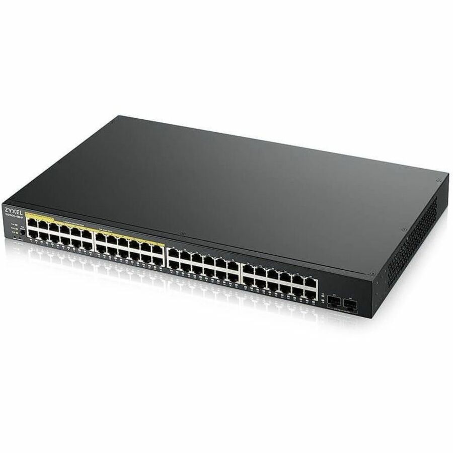 Zyxel GS1900-48HPV2 48-Port GbE Smart Managed PoE Switch with GbE Uplink