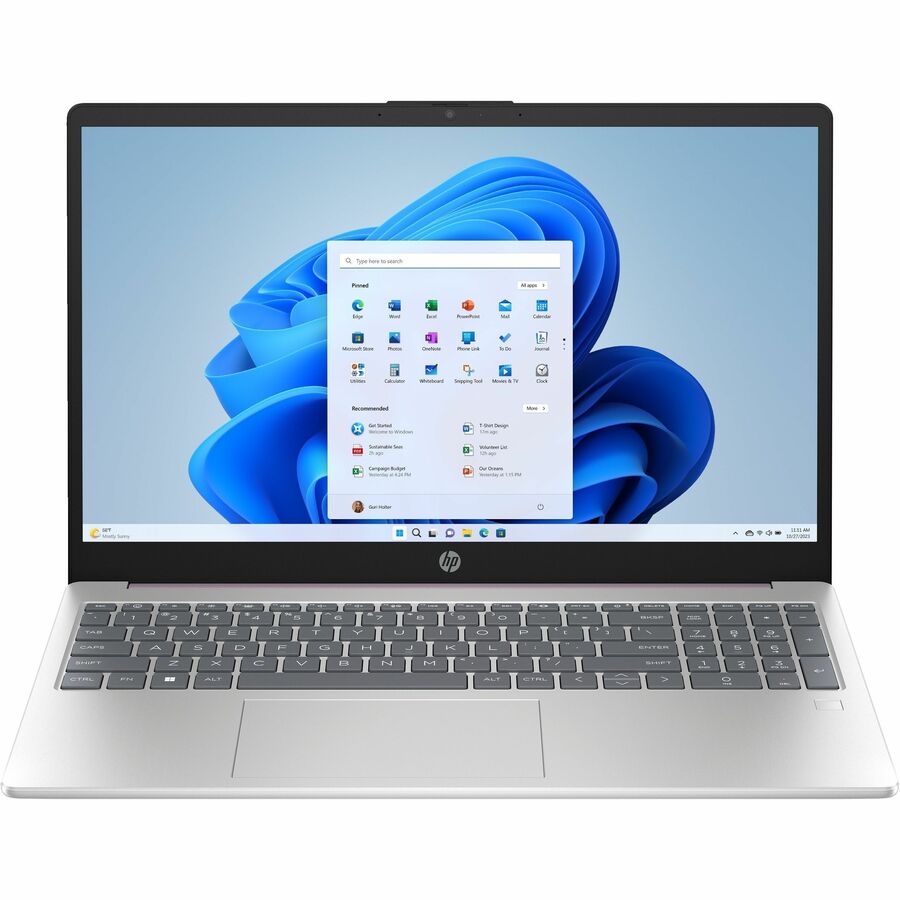 HP 15-fd0103ds 15.6" Touch Laptop N100 4GB 128GB Flash W11HS Lavender