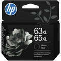 HP 63XL/65XL Original Inkjet Ink Cartridge Black Pack