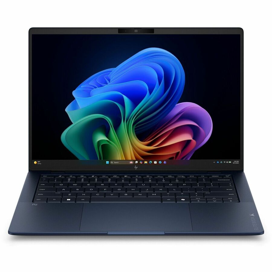 HP EliteBook X G2q 14" Copilot+ PC Notebook 5G WUXGA Qualcomm Snapdragon X2 Elite X2E-84-100 32 GB 1 TB SSD English Keyboard Atmospheric Blue