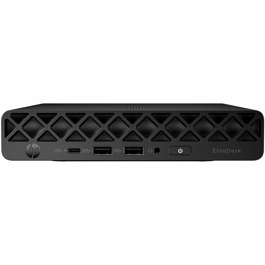 HP EliteDesk 8 G1i Desktop Computer Intel Core Ultra 9 285T vPro Technology 64 GB 1 TB PCI Express NVMe SSD Mini PC Jack Black