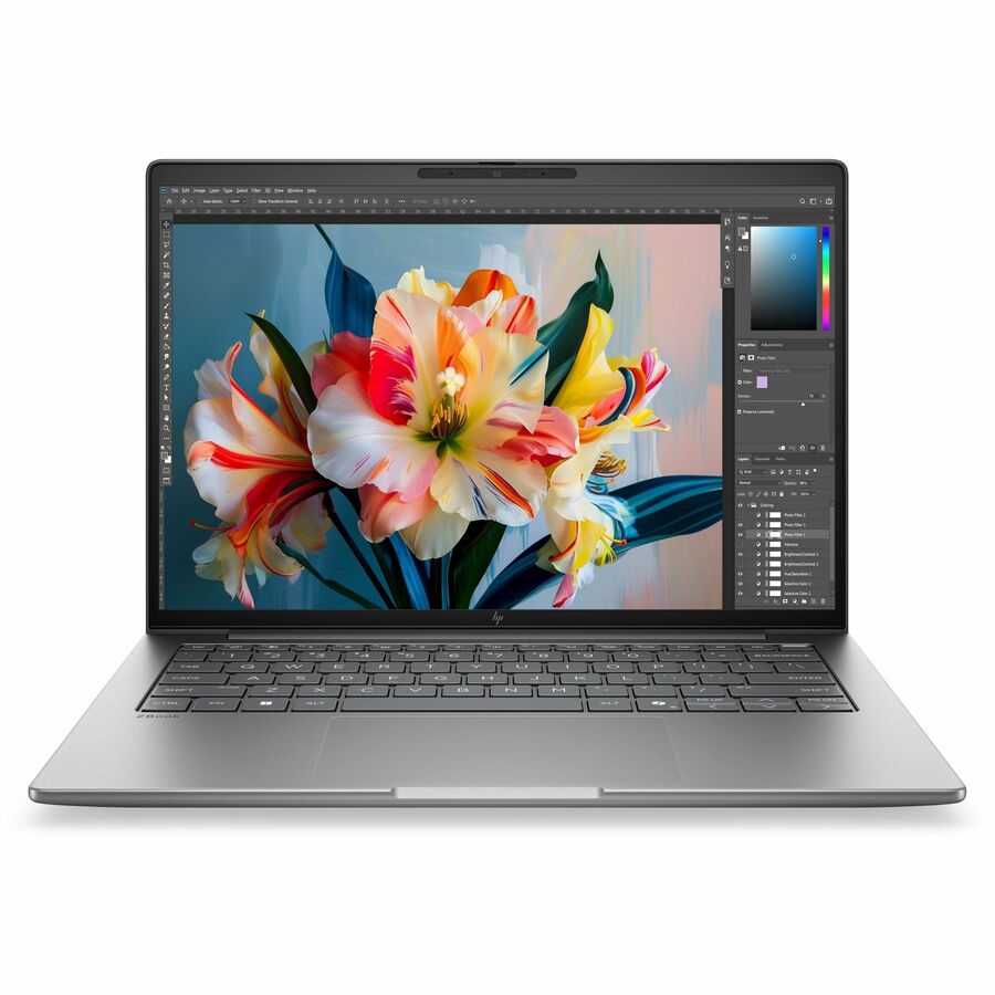 HP ZBook 8 G2i 14" Copilot+ PC Mobile Workstation WUXGA Intel Core Ultra 7 Series 3 356H 48 GB 1 TB SSD Smart Card Reader Meteor Silver Aluminum