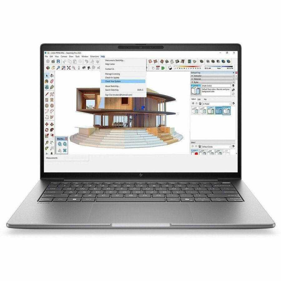HP ZBook 8 G2a 14" Touchscreen Copilot+ PC Mobile Workstation WUXGA 60 Hz AMD Ryzen AI 9 HX PRO Ryzen AI PRO 400 Series 470 32 GB 1 TB SSD English Keyboard Meteor Silver