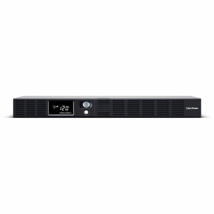 CyberPower Smart App Intelligent LCD 500VA 300W 6-Outlet 1U Rack Mount UPS