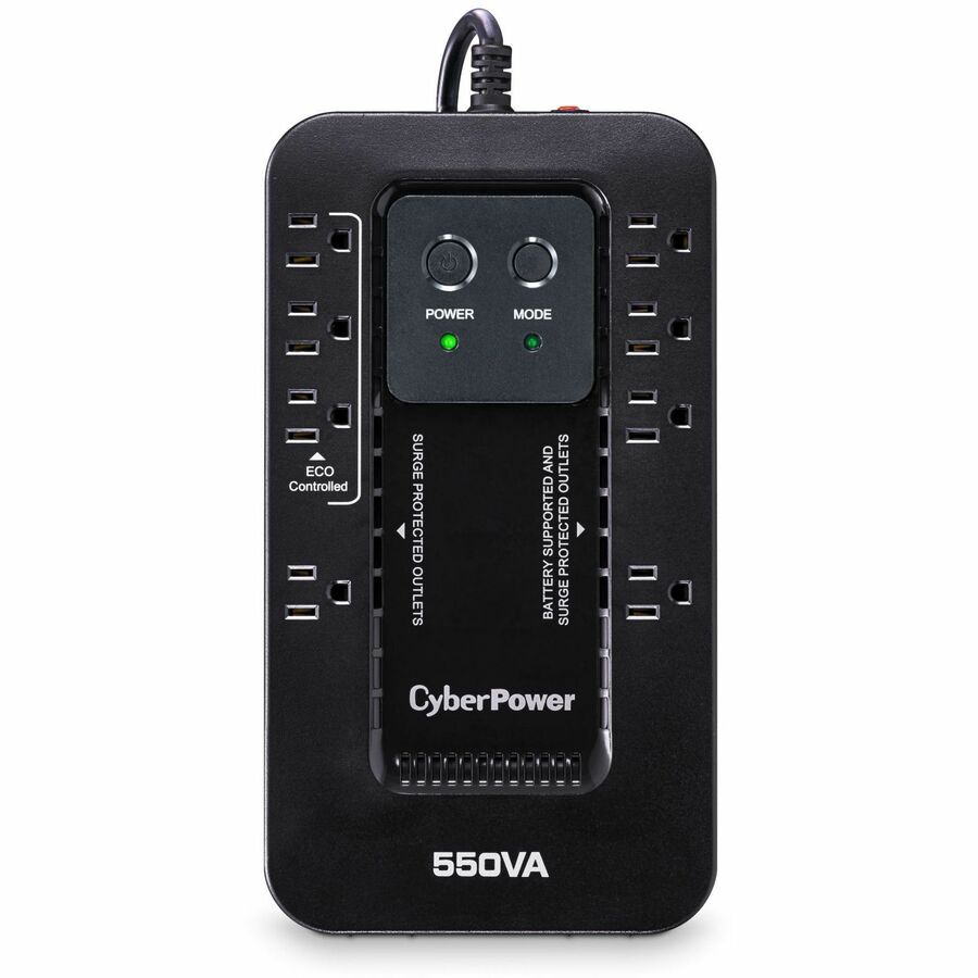CyberPower EC550G Ecologic 550VA/330W 8 x NEMA 5-15R Desktop UPS