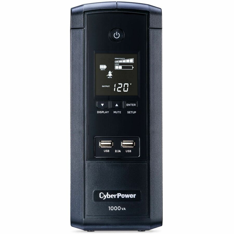 CyberPower Intelligent LCD BRG1000AVRLCD 1000VA 600W Mini Tower UPS