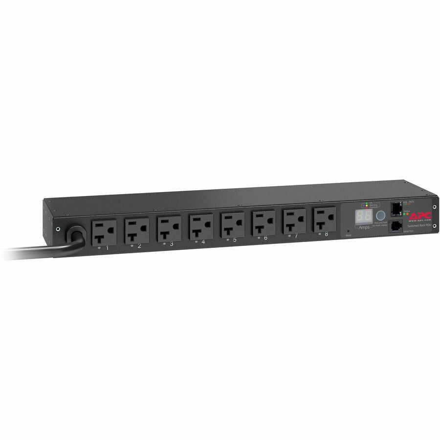 APC 1U Switched 20A 120V Rack PDU w/ (8) 5-20 Outlets