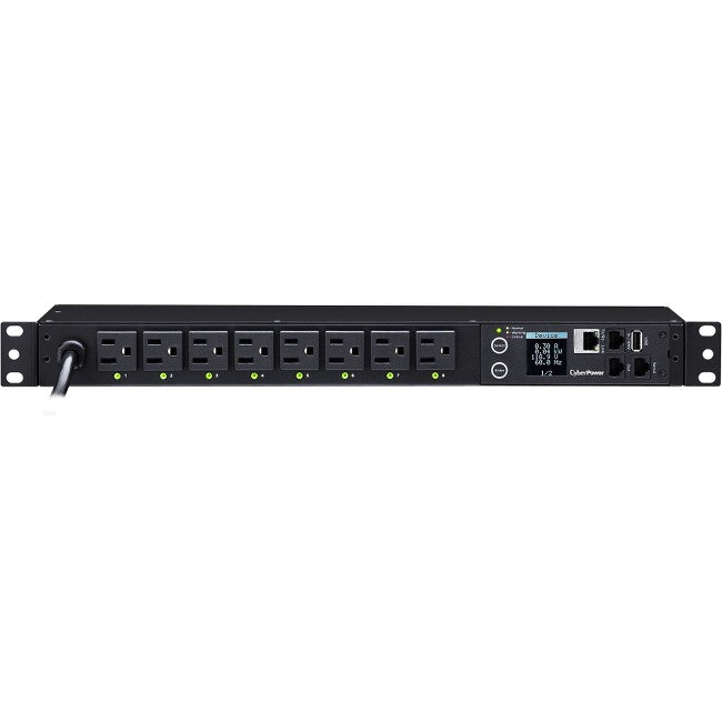Cyberpower PDU41001 Switched PDU 15A 120V 8OUT NEMA w/ 3yr Warranty (12ft Cord)