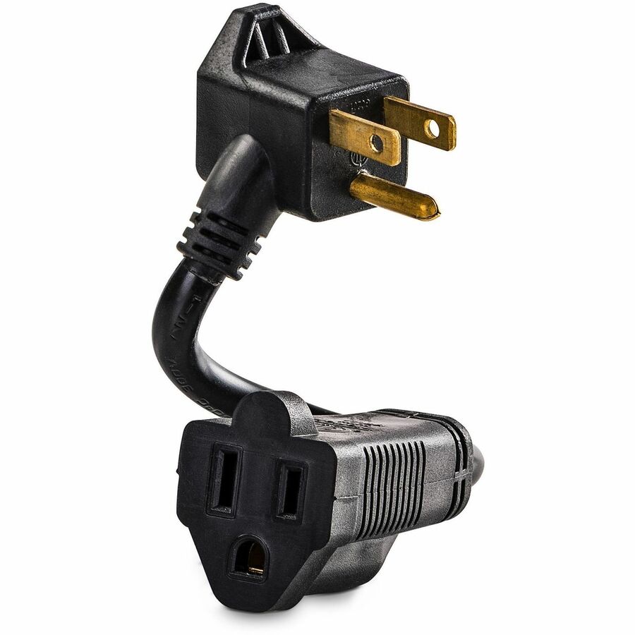 CyberPower GC201 6" Heavy Duty 2-Outelt Outlet Extender, Black