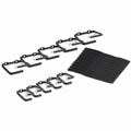 APC NetShelter Cable Management Rings Set of 5 small and 5 large Black