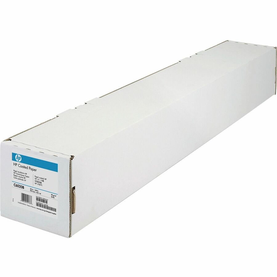 HP Inkjet Print Coated Paper A0 36"x150ft Matte Glossy 1 Roll White C6020B