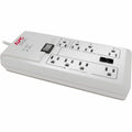 APC Home/Office SurgeArrest Protector 8 AC Outlets 6 ft Cord 2030 J White P8GT