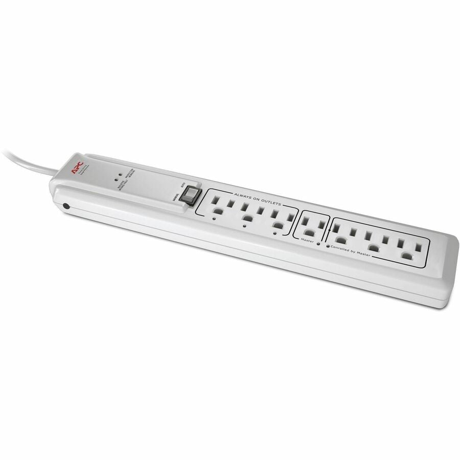 SurgeArrest Surge Protector 7 Outlets 4 ft Cord 1020 Joules White P7GB