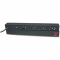 APC Rack Mount PDU, Basic 100V-120V/15A, (10) Outlets, 1U Horizontal AP9562