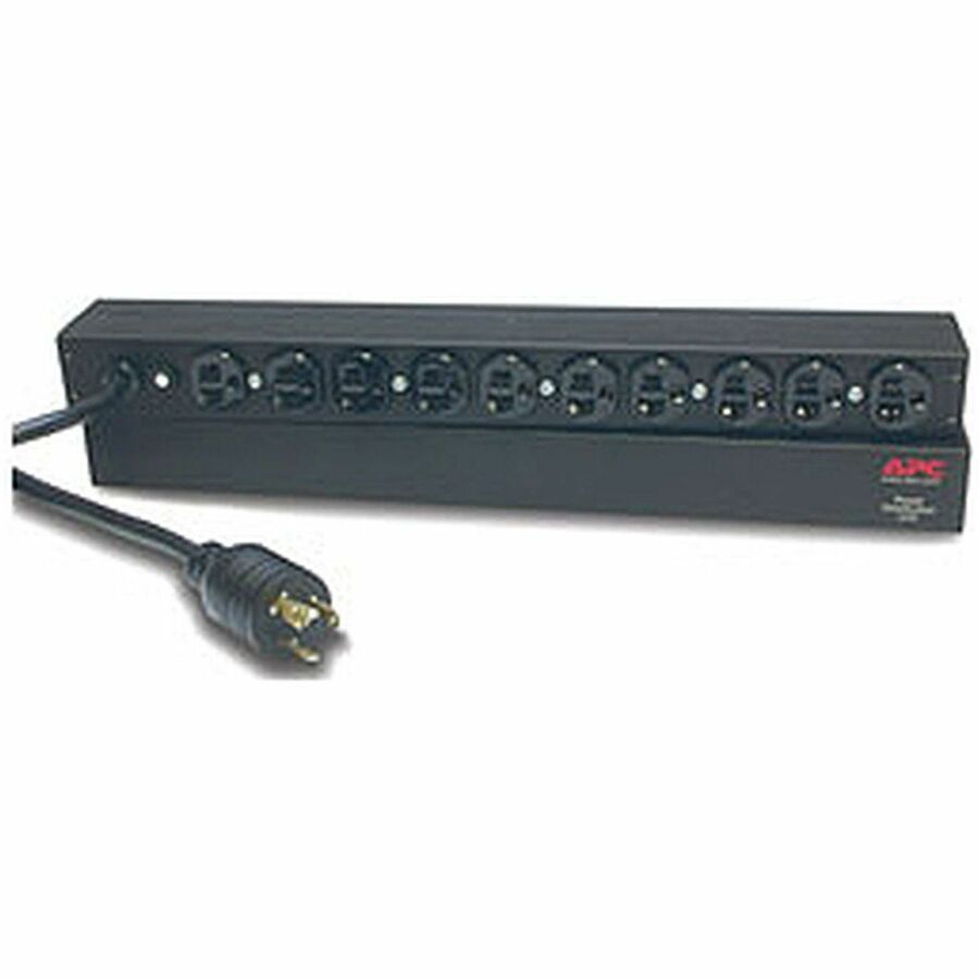 APC NetShelter Basic 10-Outlet 1U 120V/20A Rack Mount PDU AP9564