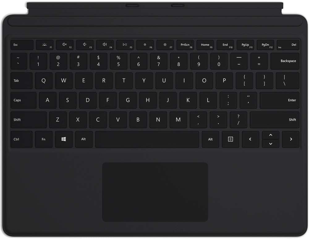 Microsoft Keyboard/Cover Case Microsoft Surface Pro X Tablet - Black