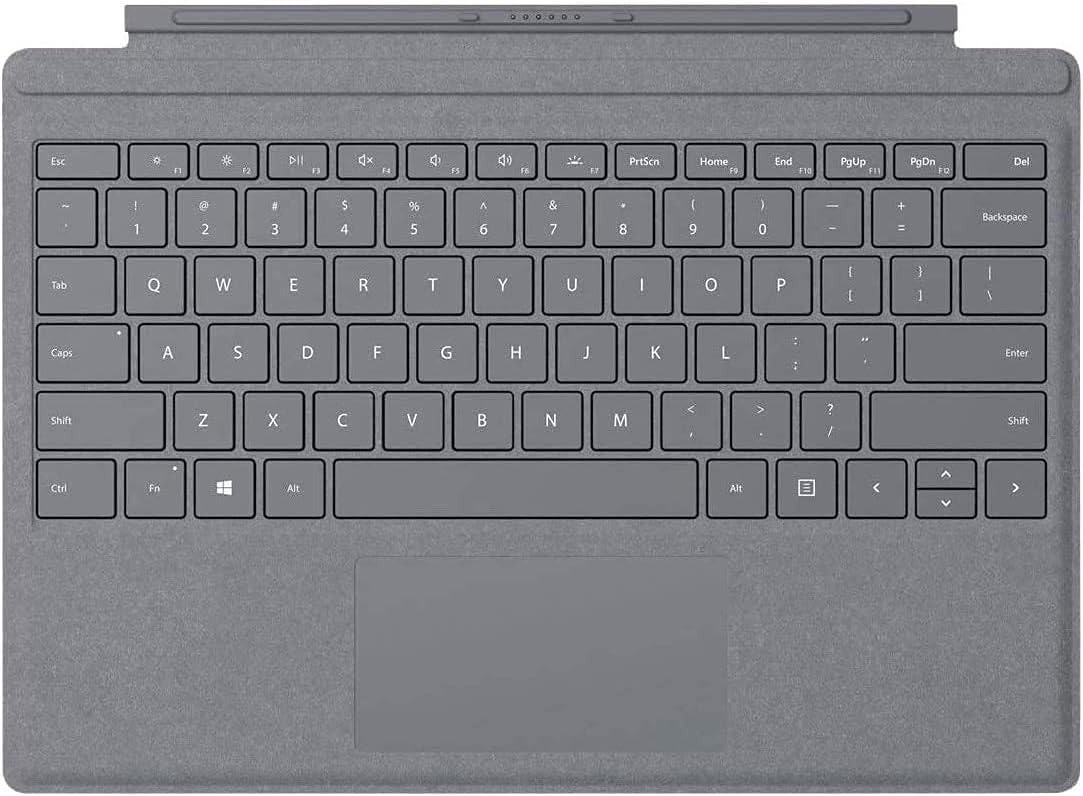Microsoft Type Cover Keyboard/Cover for Microsoft Surface Pro 3/4/6/7 Charcoal