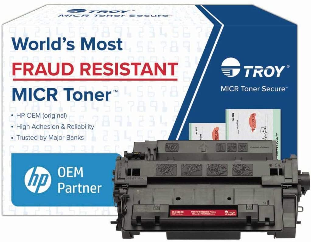 Troy MICR Laser Toner Cartridge Alternative for HP CE255A Black 1 Each 0281600001