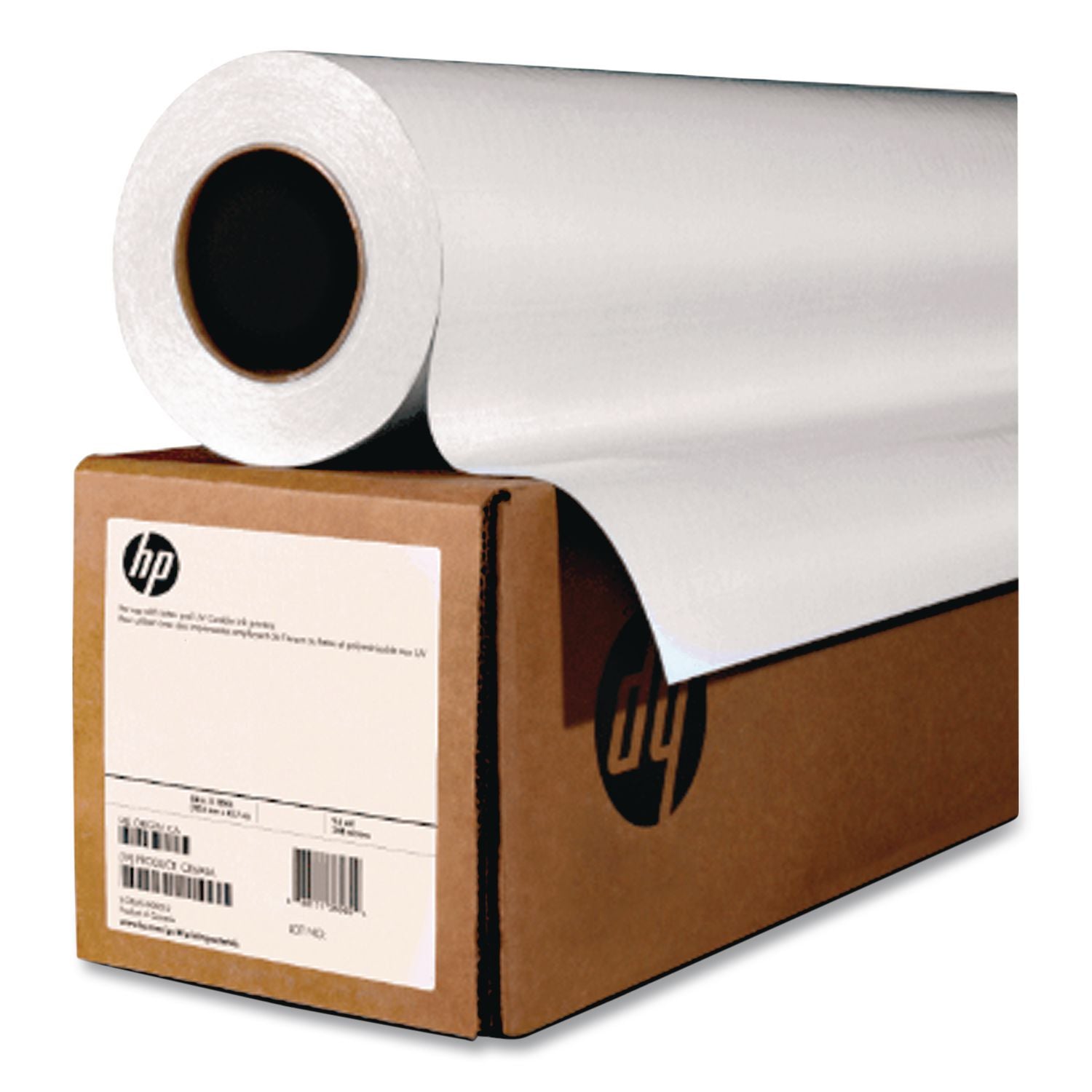 HP DesignJet Large Format Paper for Inkjet Prints 60"x150ft Coated White Q1408B