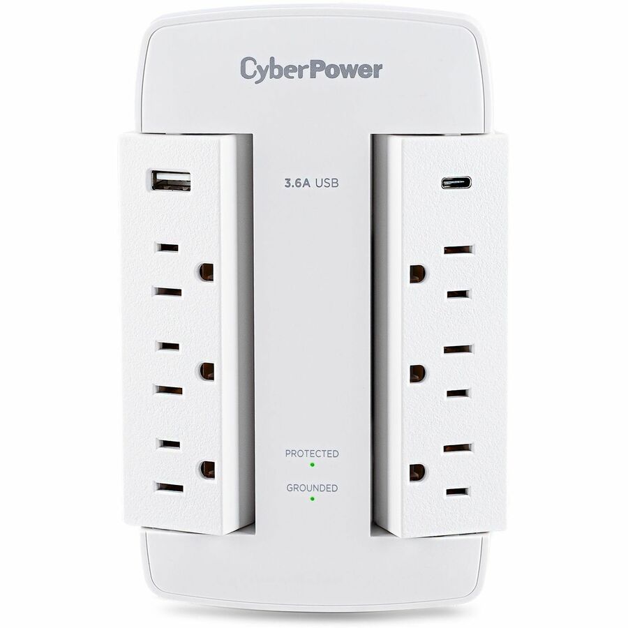 CyberPower CSP600WSURC5 Professional 6 Outlet Surge with 900 J