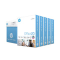 HP Office20 Paper 92 Bright 20lb 8.5x11 White 500 Sh/Ream 5 Ream/Carton 172160