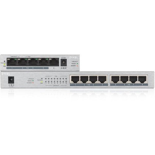 ZyXEL GS1008HP 8-Port GbE Unmanaged 2L Supported PoE Switch