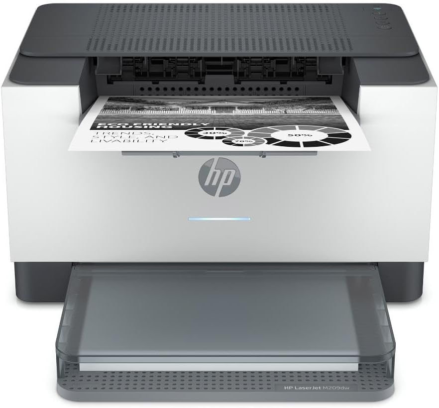 HP LaserJet M209dw Desktop Wireless Laser Printer Monochrome 6GW62FBGJ