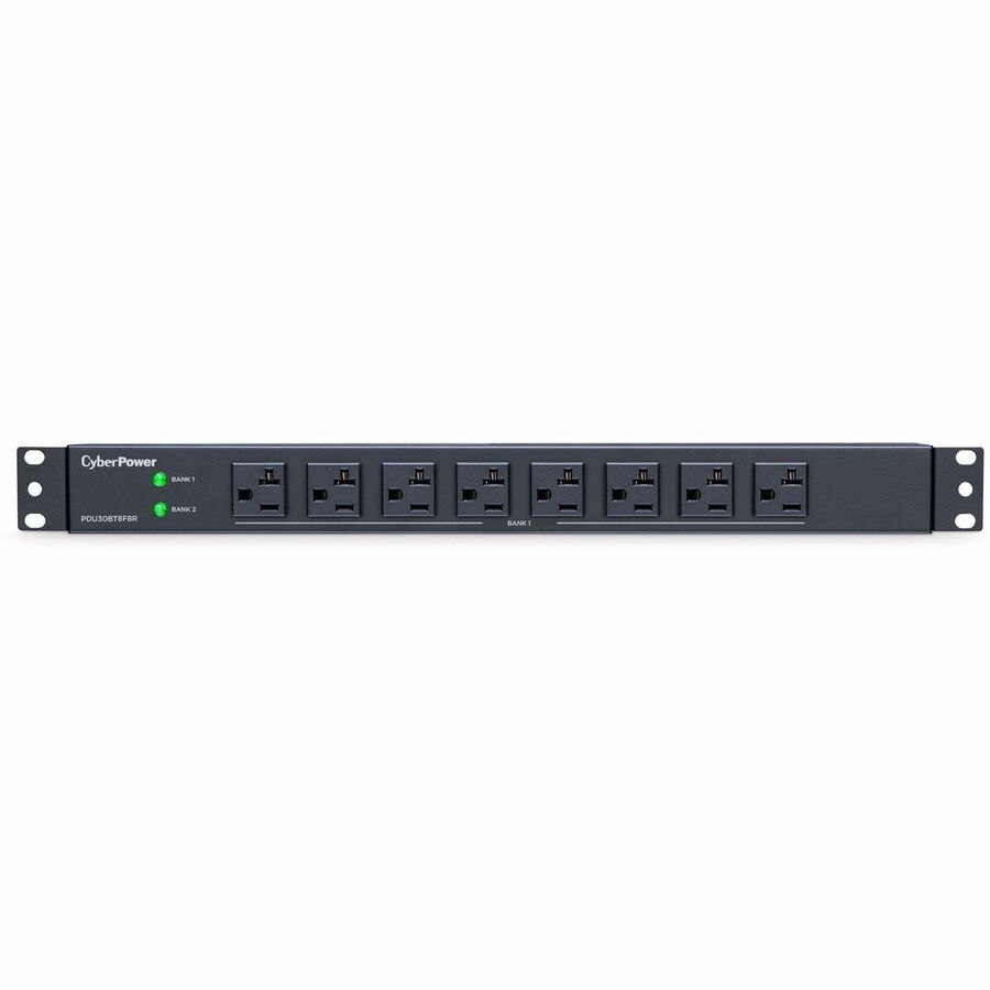 CyberPower PDU30BT8F8R Single Phase 100 125 VAC 30A Basic PDU