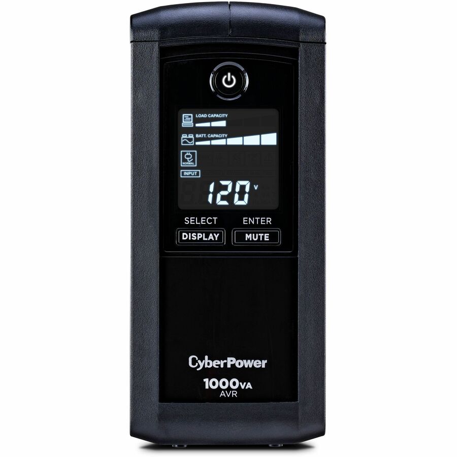 CyberPower Intelligent LCD CP1000AVRLCD 1000 VA / 600 W Mini-Tower UPS