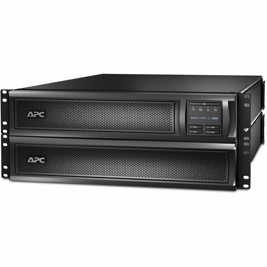 APC Smart-UPS X Line Interactive 2000VA Rack/tower convertible 2U 100V-127V 3x 5-15R+3x 5-20R+1x L5-20R NEMA NMC Extended runtime SMX2000RMLV2UNC