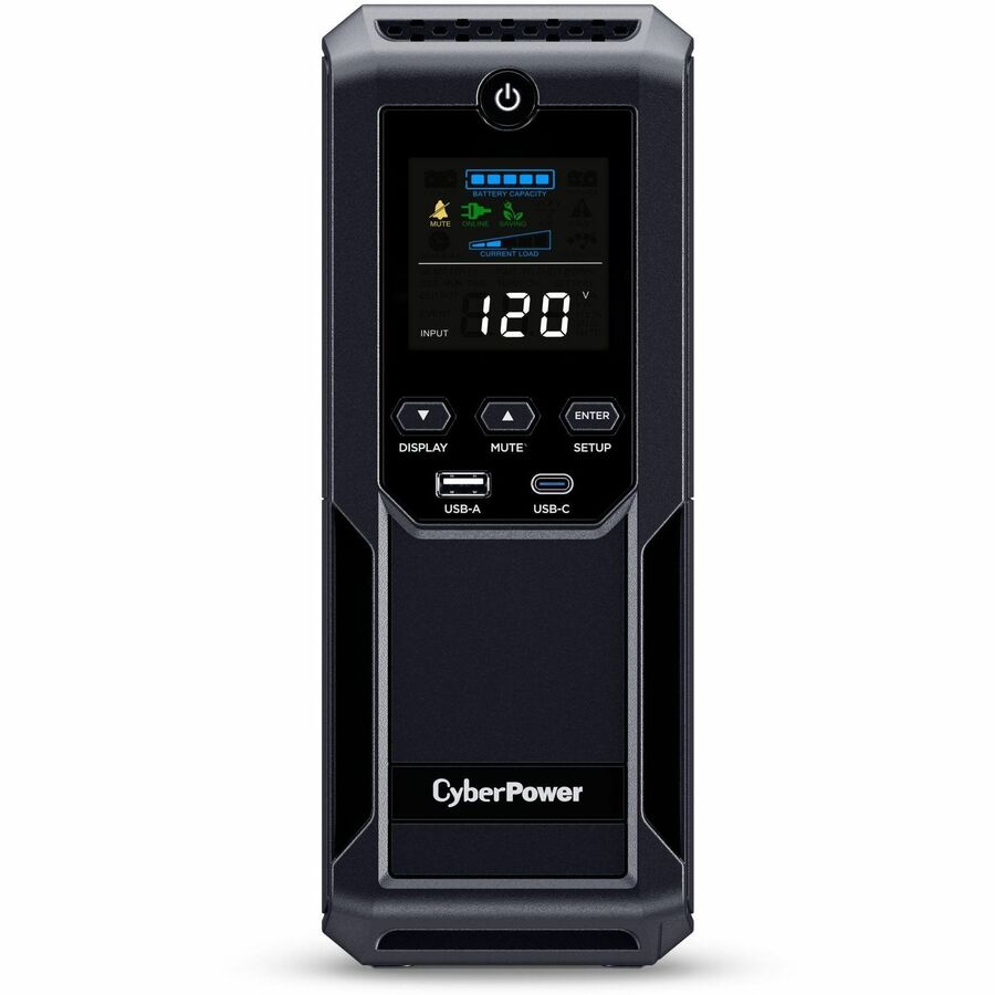 CyberPower Intelligent 1500VA Mini-tower 12-Outlet UPS with 2x USB Ports