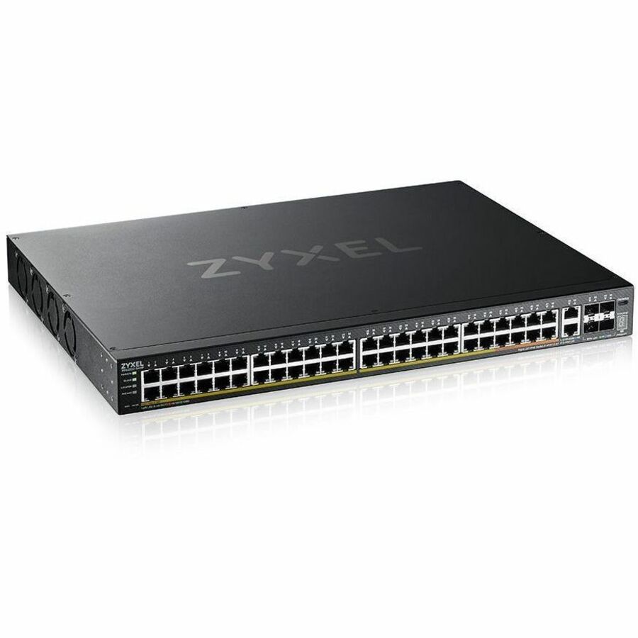 Zyxel 48-port GbE L3 Access PoE+ Switch with 6 10G Uplink (600 W) XGS2220-54HP
