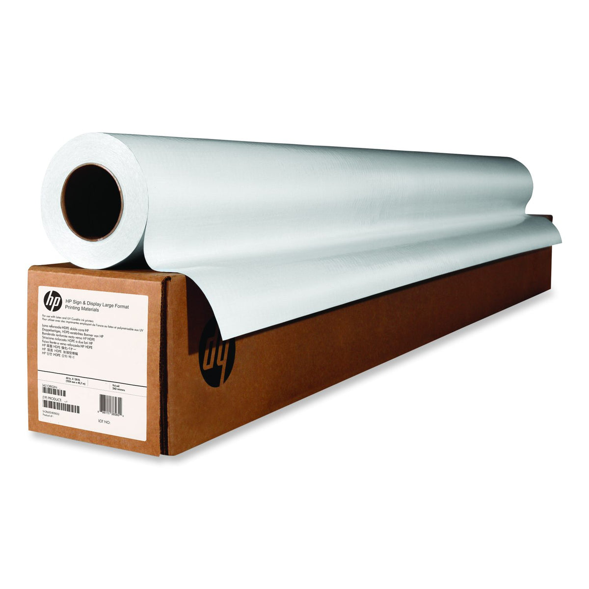 HP Removable Adhesive Fabric Rolls 12 mil 42" x 100 ft Matte White 8SU06A